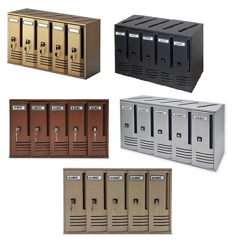 vendita online Casellario postale 5 posti verticale interno - cubo composto Cassette postali, bacheche e casellari Alubox